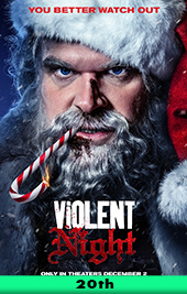 violent night movie poster vod